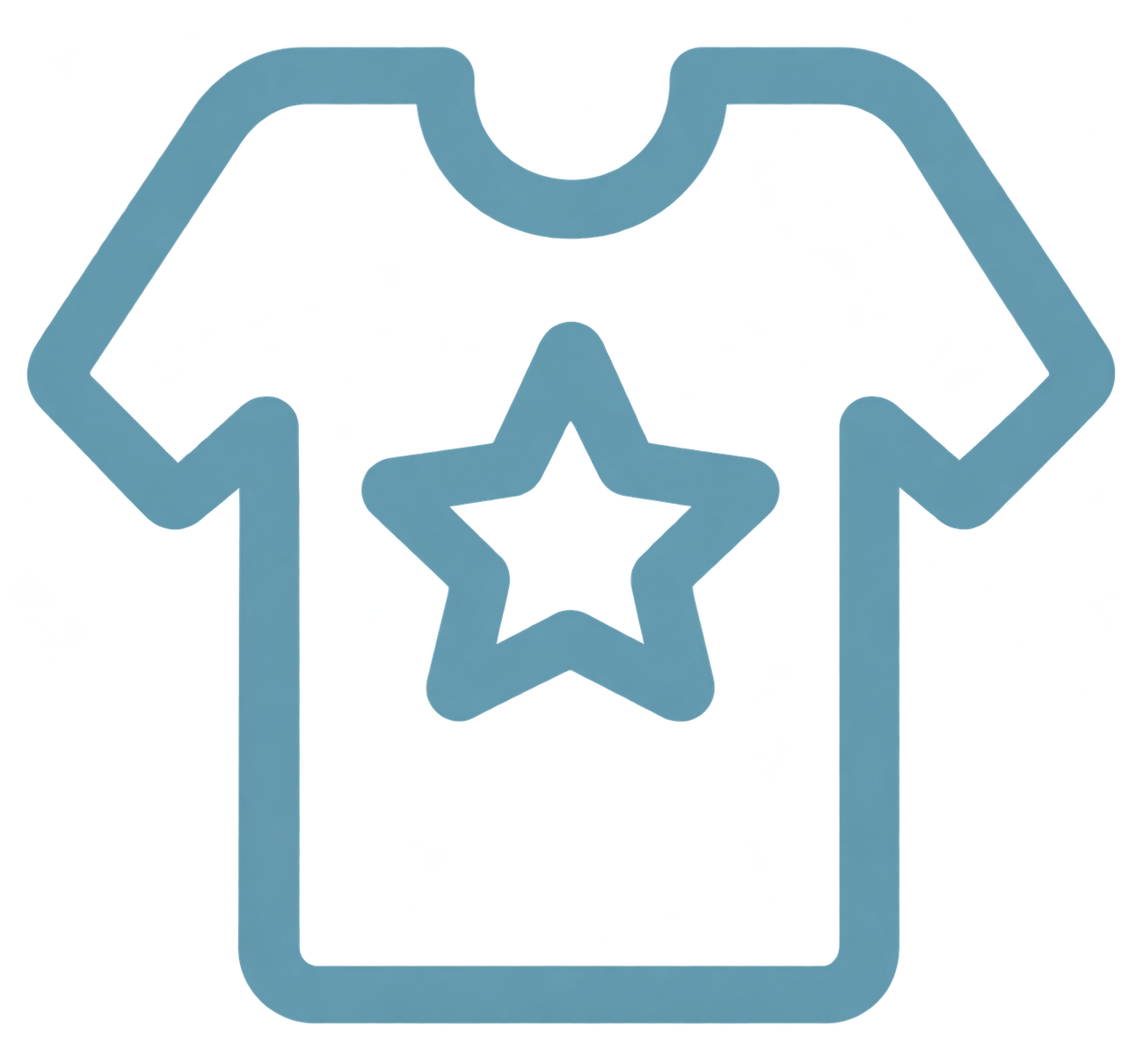 ICONO AZUL camiseta impresa